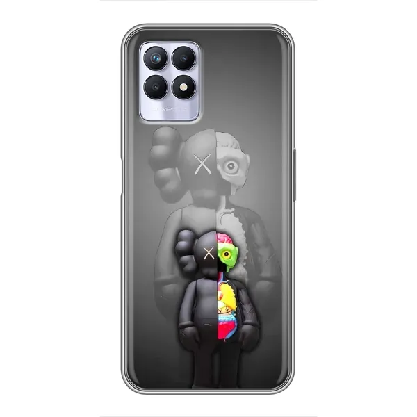 Чехол с принтом «Тело Bearbrick» для Realme 8i