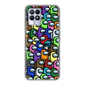 Чехол Амонг Ас для Realme 8i (AlphaPrint) (Убит)