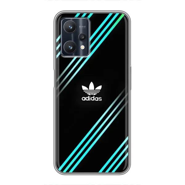 Чехол с принтом «Адидас с полосами» для Realme 9 Pro Plus