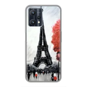 Чехол Эйфелева Башня для Realme 9 Pro Plus - (AlphaPrint) (Башня в Париже)
