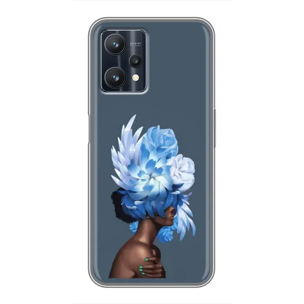 Чохол з принтом «Квіти на голові» для Realme 9 Pro Plus Чохол з принтом «Квіти на голові» для Realme 9 Pro Plus