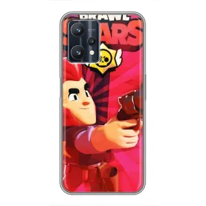 Чехол для Realme 9 Pro Plus Бравл Старс (VPrint) (Дуэлянт Кольт)