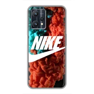 Чехол для Realme 9 Pro Plus - с принтом Найк (AlphaPrint) (Дымчатый найк)