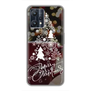 Рождественские Чехлы для Realme 9 Pro Plus (VPrint) (Елочка узорная)