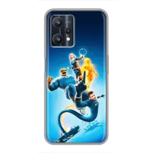 Чехол с принтом Фантастическая четверка для Realme 9 Pro Plus (Герои Фантастическая Четверка)