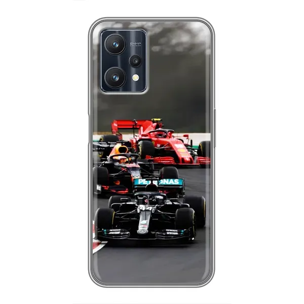 Чехол с принтом «Гонка Формула 1» для Realme 9 Pro Plus