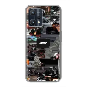 Чехол Формула1 на Realme 9 Pro Plus (Гоночный коллаж Ф1)