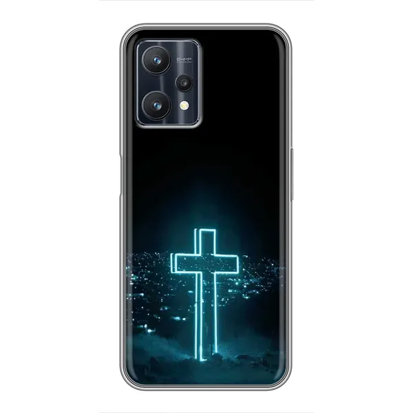 Чохол з принтом «Хрест і місто» для Realme 9 Pro Plus