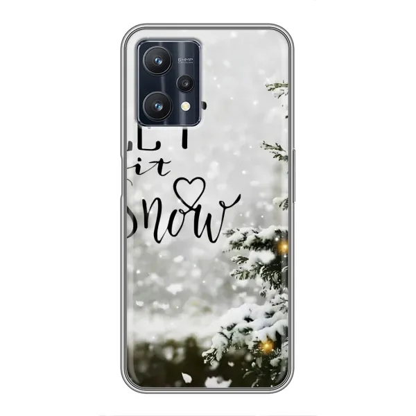 Чехол с принтом «Let it snow» для Realme 9 Pro Plus