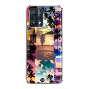 Силиконовый чехол с КАРТИНКАМИ лето для Realme 9 Pro Plus (AlphaPrint) (Летний отпуск)