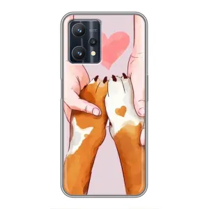 Чехлы с собаками для Realme 9 Pro Plus (VPrint) (Любовь к собакам)