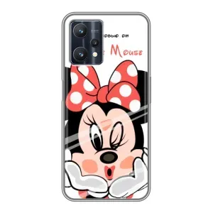 Эксклюзивный чехол для Realme 9 Pro Plus (AlphaPrint - Мультяшные) (Маус Минни)