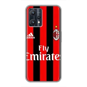 Чехлы для Realme 9 Pro Plus (VPrint) - Футбольные клубы (Milan)