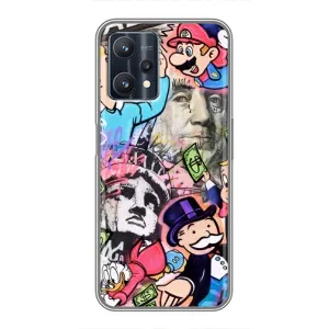 Чехлы с крутыми принтами для Realme 9 Pro Plus - (PREMIUMPrint) (Monopoly man)