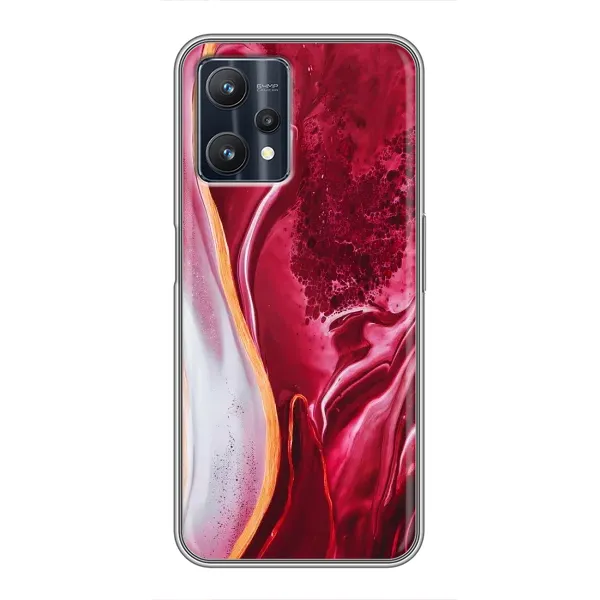 Чехол с принтом «Мрамор красный» для Realme 9 Pro Plus Чехол с принтом «Мрамор красный» для Realme 9 Pro Plus