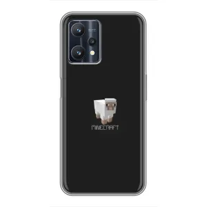 Чехол Майнкрафт на Realme 9 Pro Plus (AlphaPrint) Minecraft (Овечка Майнкрафт)
