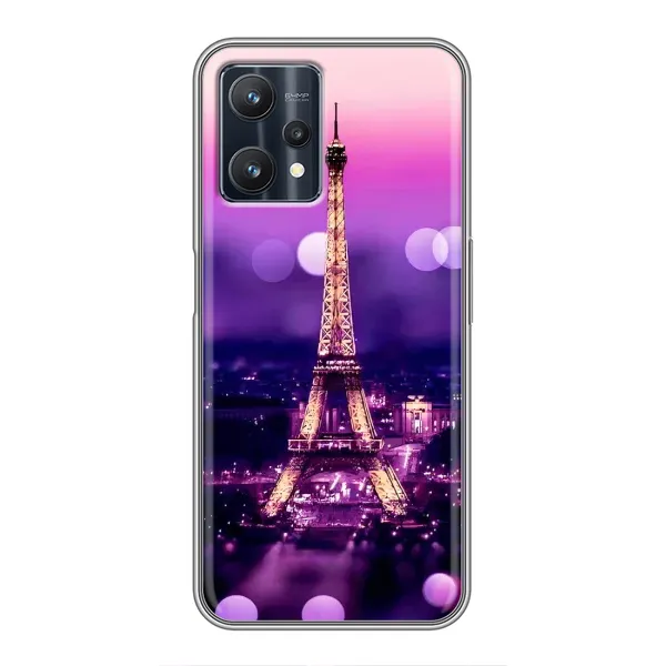 Чехол с принтом «Париж Башня» для Realme 9 Pro Plus