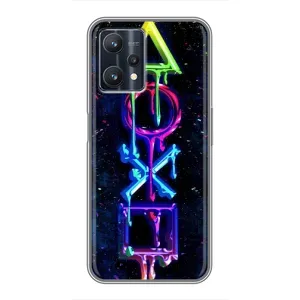 Чехлы с тематикой Киберспорт для Realme 9 Pro Plus (VPrint) (Pleystation лого)