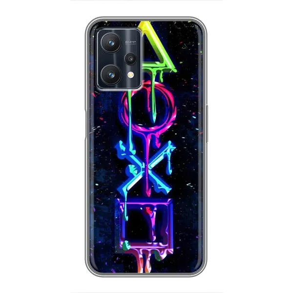 Чехол с принтом «Pleystation лого» для Realme 9 Pro Plus