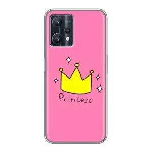 Чехол с картинкой (Стильные) для Реалми 9 Про Плюс - (AlphaPrint) (Princess)