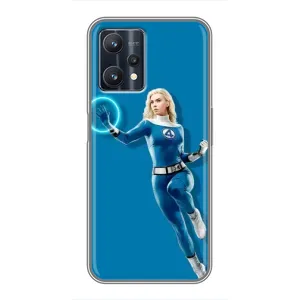 Чехол с принтом Фантастическая четверка для Realme 9 Pro Plus (Сью Сторм полет)