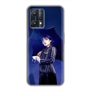 Силиконовый чехол с картинкой для Realme 9 Pro Plus (Венсдей)