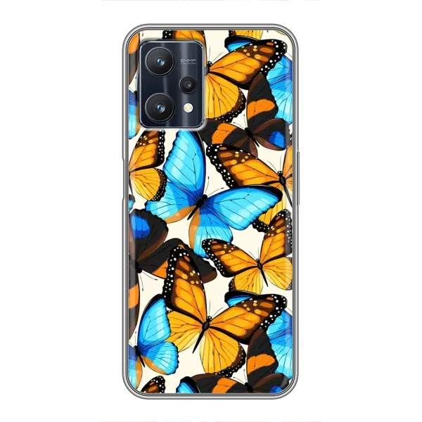 Чехол с принтом «Яркие бабочки» для Realme 9 Pro Plus