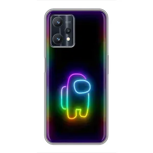 Чехол Амонг Ас для Realme 9 Pro Plus (AlphaPrint) (Яркий скин)
