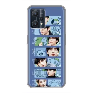 Чехлы BTS для Realme 9 Pro (AlphaPrint) (Bangtan)