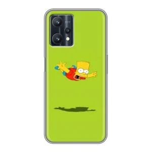 Чjхол з Сімпсонами для Realme 9 Pro (VPrint) (Барт Сімпсон)