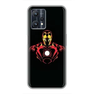 Чехлы с героями Марвел Realme 9 Pro (VPrint) (Человек железный)