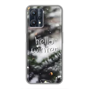 Новогодние, Праздничные Чехлы для Realme 9 Pro - 2024 год (Hello winter)