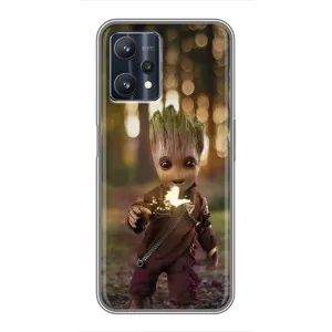 Чехол МАРВЕЛ для Реалми 9 Про (AlphaPrint) (I am Groot)