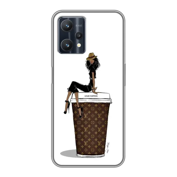 Чехол с принтом «кофе LOUIS VUITTON» для Realme 9 Pro