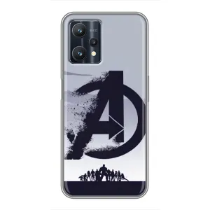 Чехлы с героями Марвел Realme 9 Pro (VPrint) (Команда А)