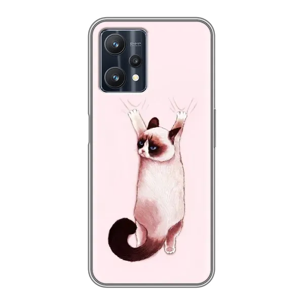 Чехол с принтом «Котик падает» для Realme 9 Pro