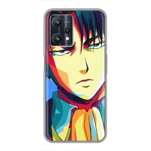 Чохли Персонажі Аніме Наруто для Realme 9 Pro (AlphaPrint) (Леві Аккерман)