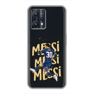 Чехлы для Realme 9 Pro (Leo чемпион) (AlphaPrint) (Messi ПСЖ)