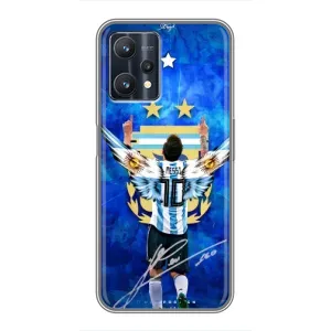 Чехлы для Realme 9 Pro (Leo чемпион) (AlphaPrint) (Месси сборная)