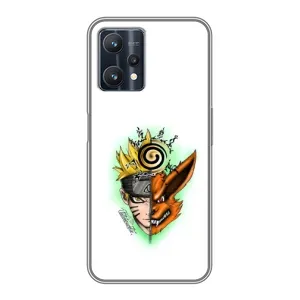 Naruto Anime Чехлы для Реалми 9 Про (AlphaPrint) (Наруто Курама)