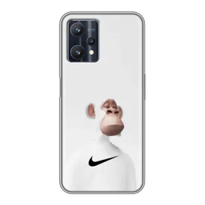 Чехлы с Обезьянами NFT для Realme 9 Pro (AlphaPrint) (обезьяна NFT Nike)