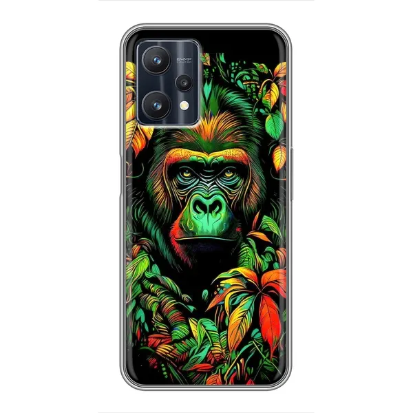 Чехол с принтом «Обезьяна в тропиках» для Realme 9 Pro