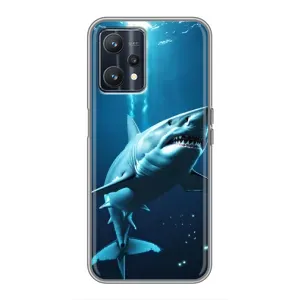 Чохол з картинкою 'Хижаки' для Realme 9 (Акула під водою)