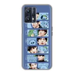 Чехлы BTS для Realme 9 (AlphaPrint) (Bangtan)