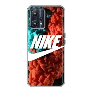 Чохол для Realme 9 - з принтом Найк (AlphaPrint) (Димчастий найк)