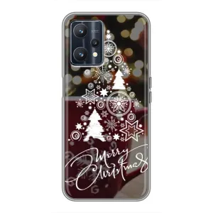 Рождественские Чехлы для Realme 9 (VPrint) (Елочка узорная)