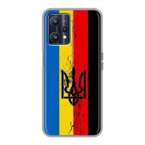 Украинские Чехлы для Realme 9 с картинкой УПА (AlphaPrint) (Прапор УПА)