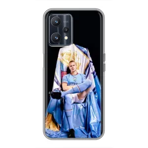 Чехлы с футболистом Ерлинг Холанд для Realme 9 (AlphaPrint) (футболист Холанн)