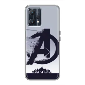 Чехлы с героями Марвел Realme 9 (VPrint) (Команда А)