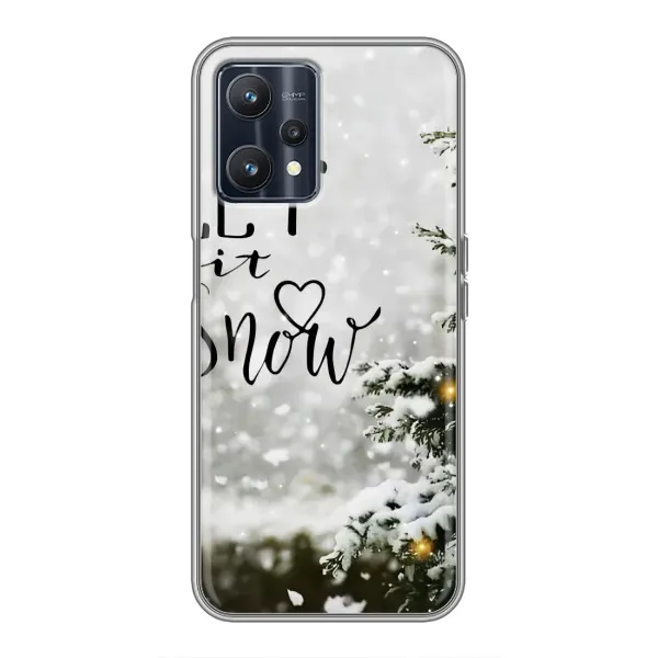 Чехол с принтом «Let it snow» для Realme 9